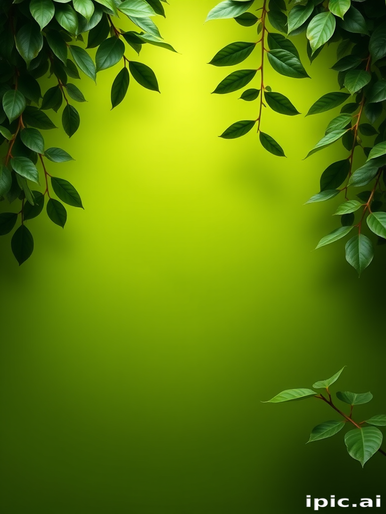 green background aesthetic