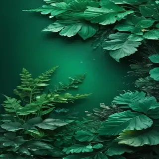 emerald green background