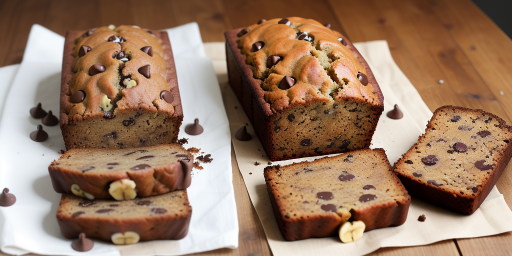 banana bread chocolate chip walnut