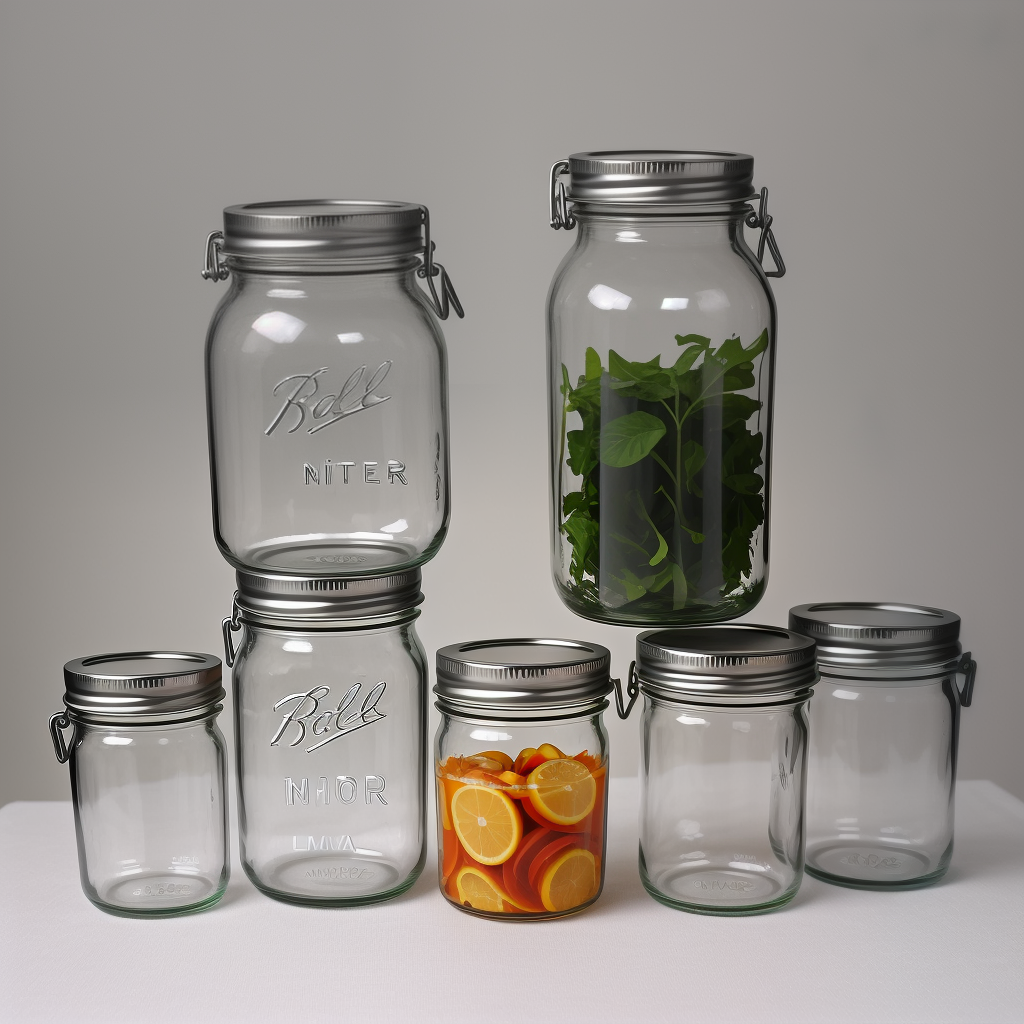 6 oz glass jars with lids