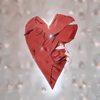 broken heart aesthetic