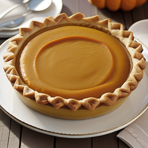 sweet potato and pumpkin pie