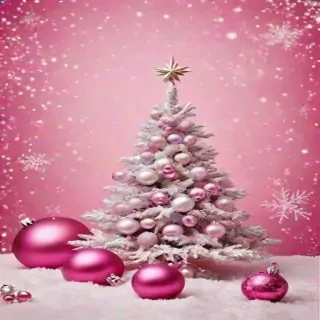 christmas wallpaper pink