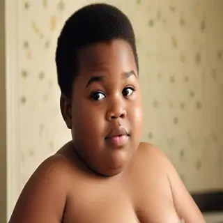 fat black kid
