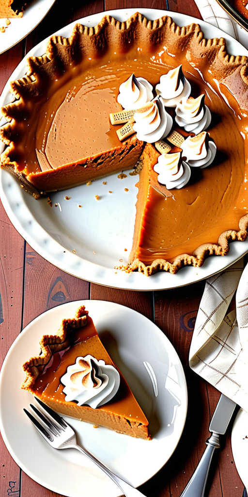 sweet potato pie with graham cracker crust