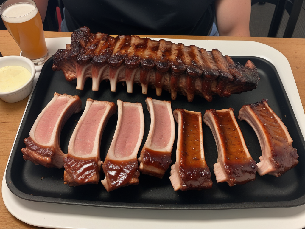 how many ribs in half rack