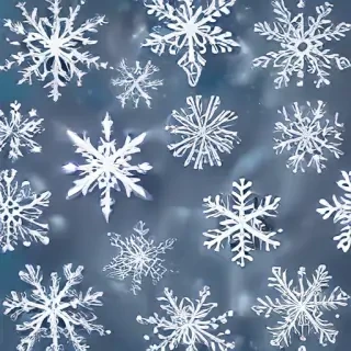 snowflakes clipart transparent background