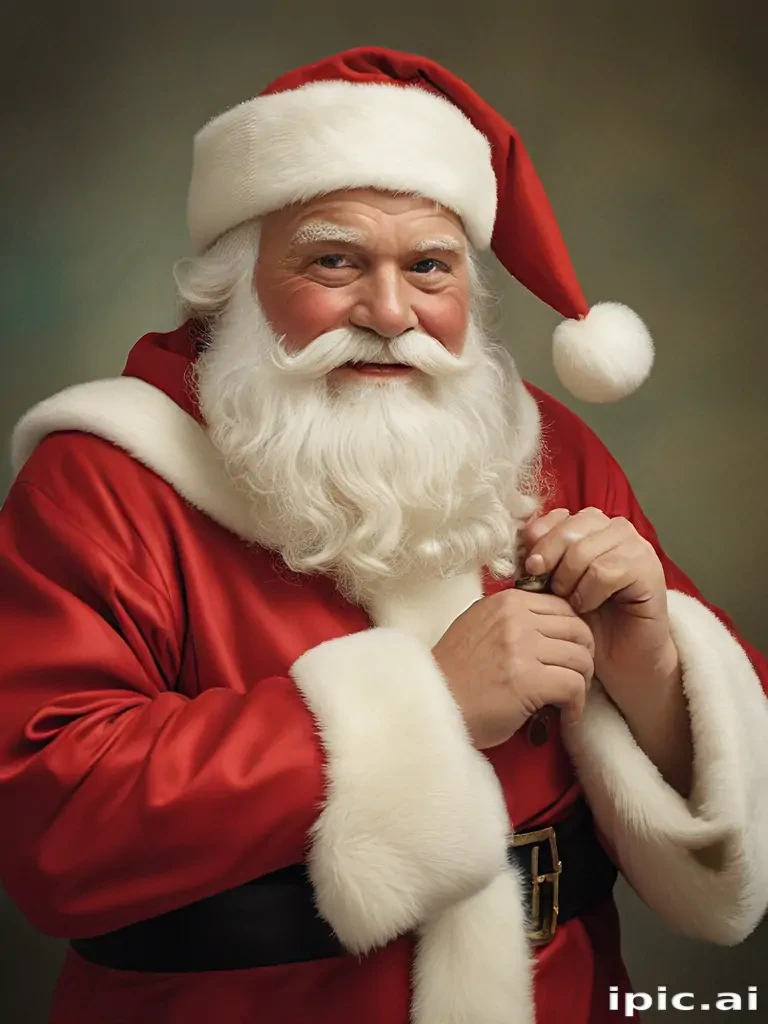 images of vintage santa