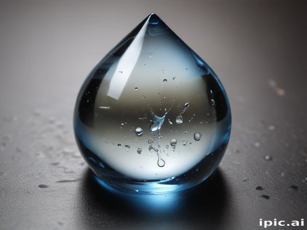 water drop transparent