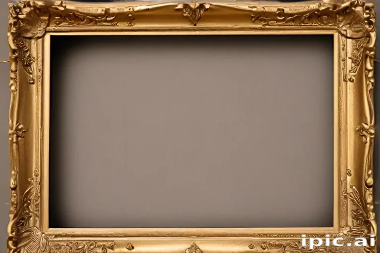 fancy gold frame