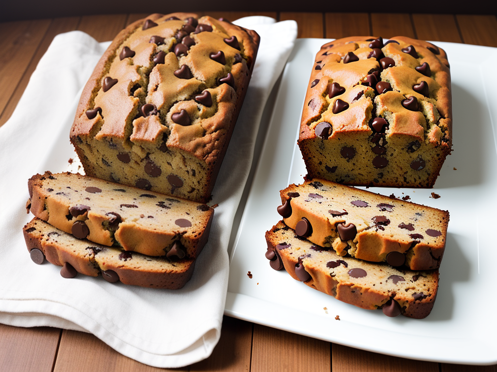 gluten free chocolate chip banana bread