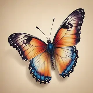 pictures of drawings of butterflies