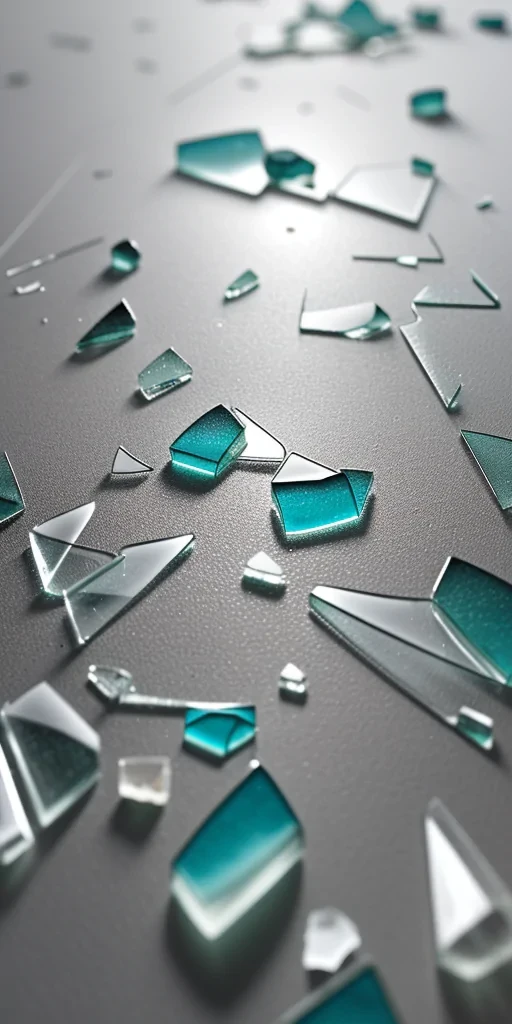 broken glass texture