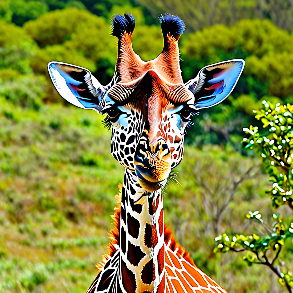 Jirafas de colores | Giraffe art, Giraffe colors, Giraffe pictures