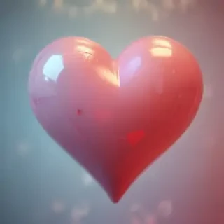 blurry heart wallpaper