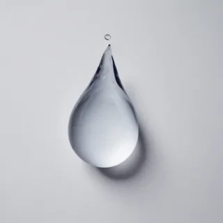 transparent water drop