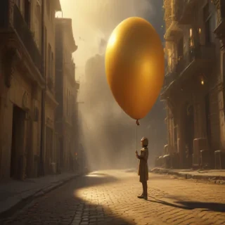golden balloon