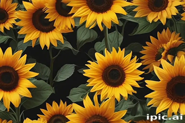 sunflower backgrounds aesthetic