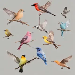 birds transparent