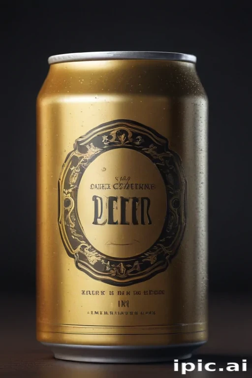 beer can mockup