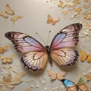 glitter butterfly wallpaper