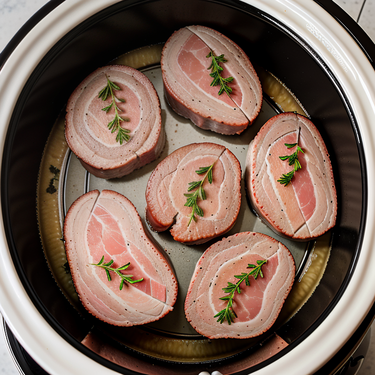ham steaks in the crockpot