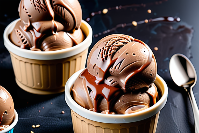 chocolate peanut butter no sugar added gelato