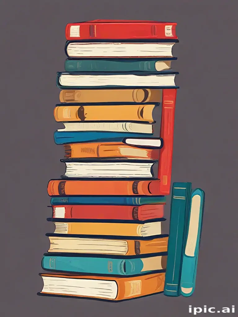 stack of books clipart