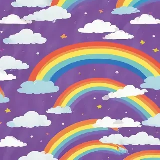 cute rainbow background