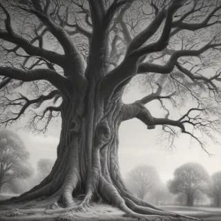 tree drawing images