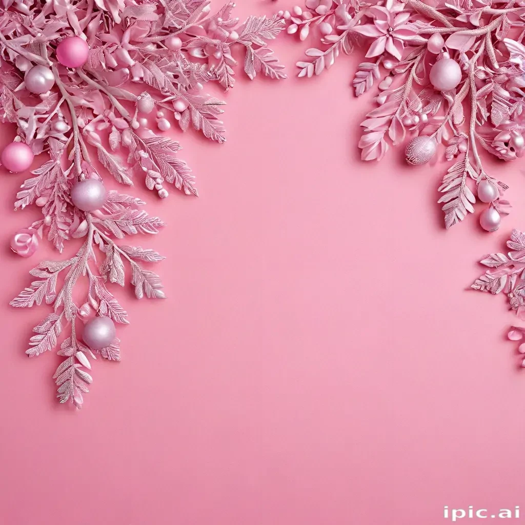 pink christmas background