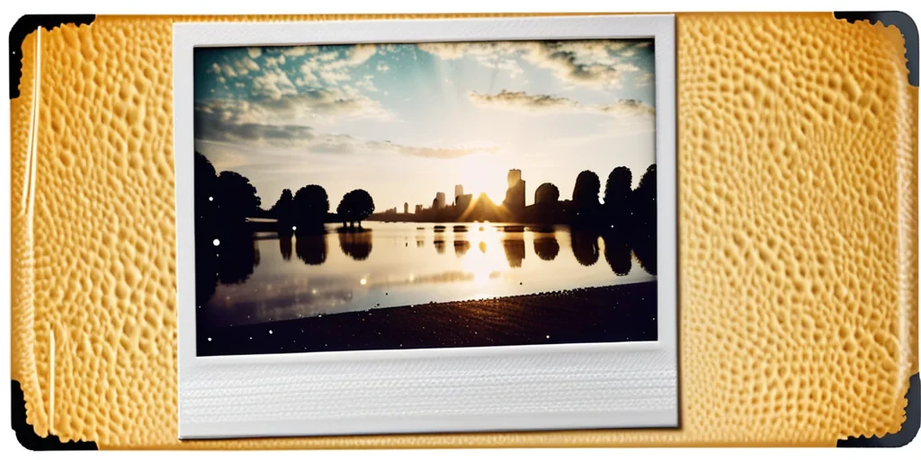 polaroid frame transparent