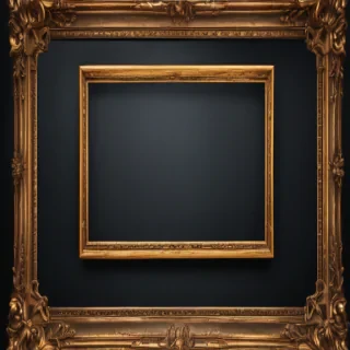 picture frame transparent