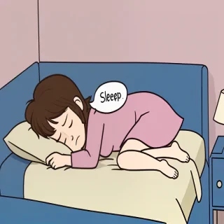 sleep cartoon