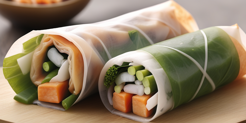 calories in spring roll wrappers