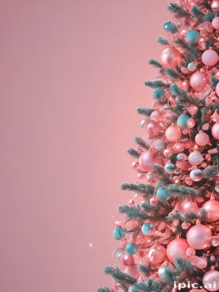 pastel aesthetic christmas wallpaper