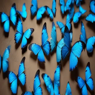 blue butterfly aesthetic