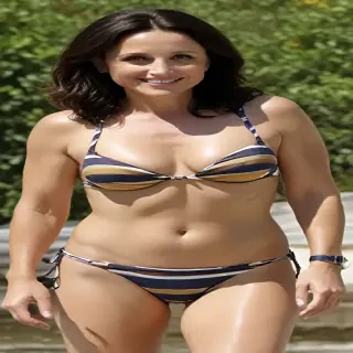 Julia Louis-Dreyfus in bikini