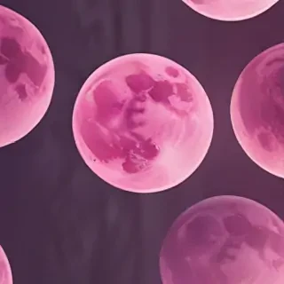 pink moon wallpaper