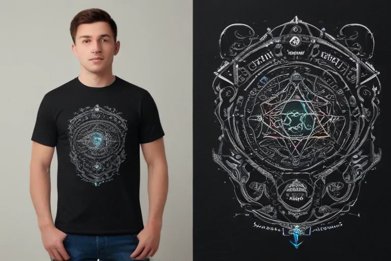 mockup tshirt black