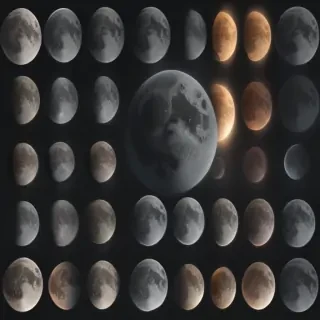 moon phases png