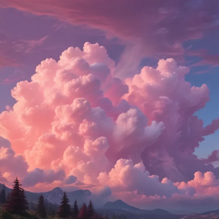 pink clouds wallpaper