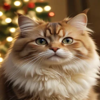 pictures of cats for christmas