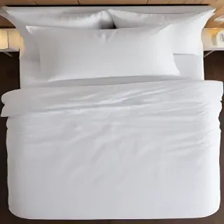 bed top view