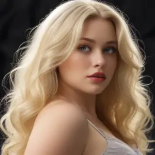 curvy blonde