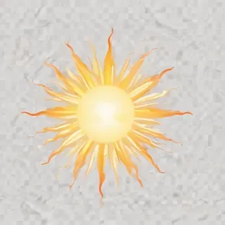 sun transparent background