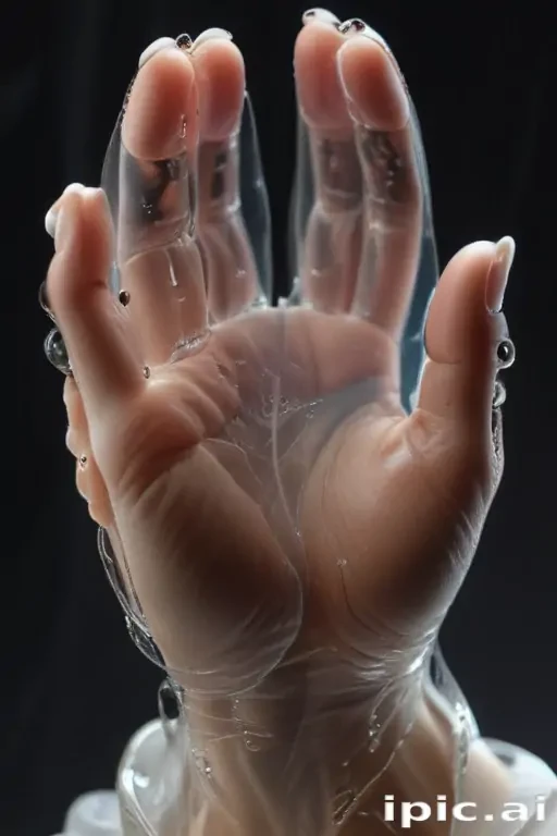 transparent prayer hands