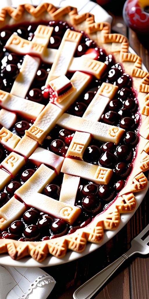 sweet topping for pies crossword