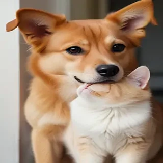 cat and dog