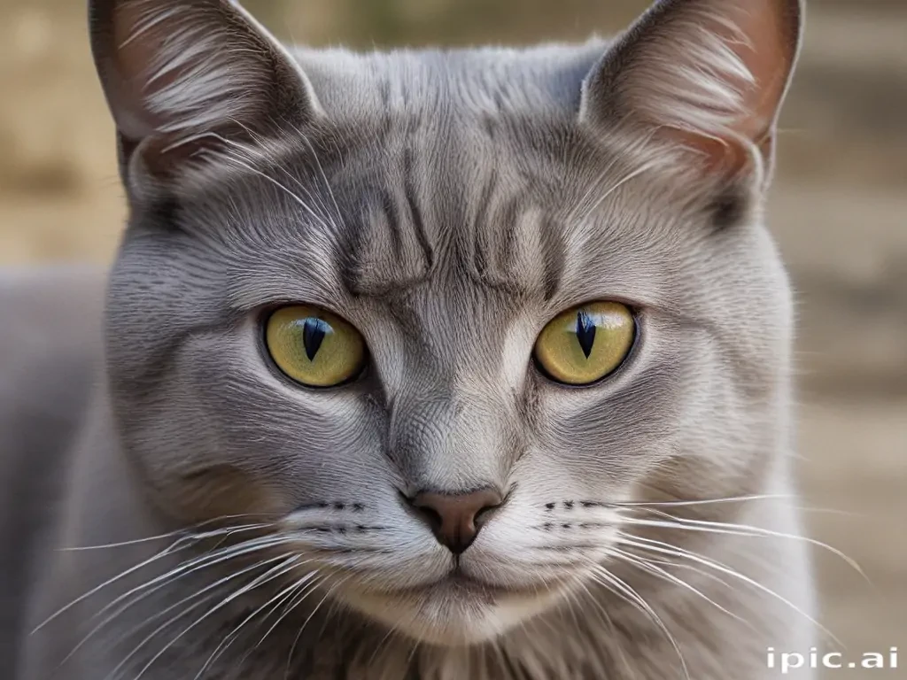 grey cat